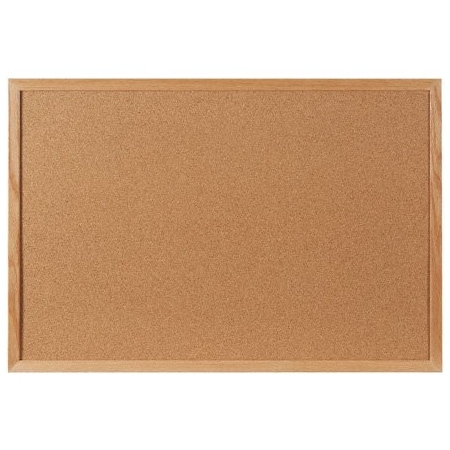 Bsc Preferred 3 x 2' Cork Board with Oak Frame BUY00038432